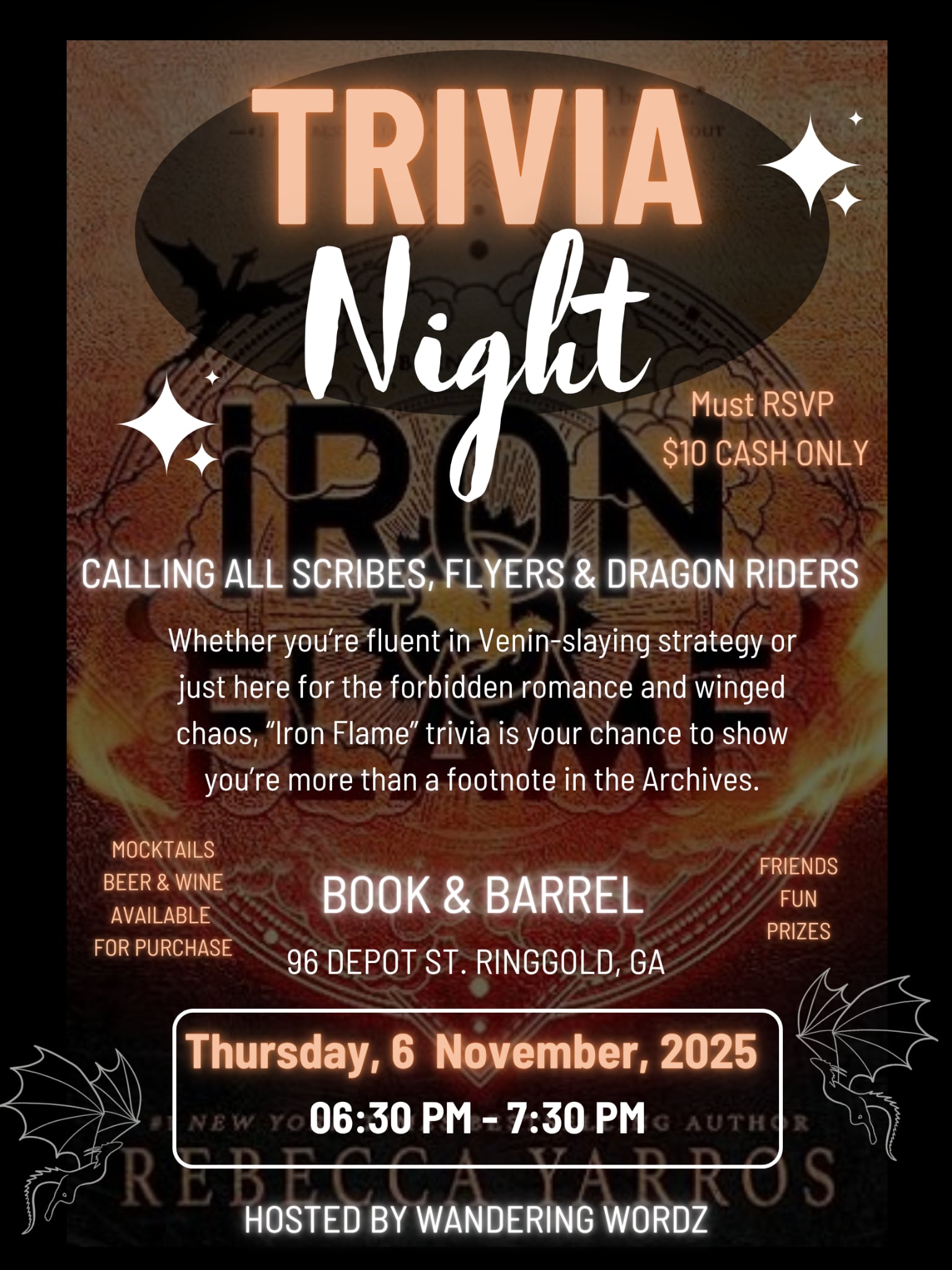 Iron Flame Trivia